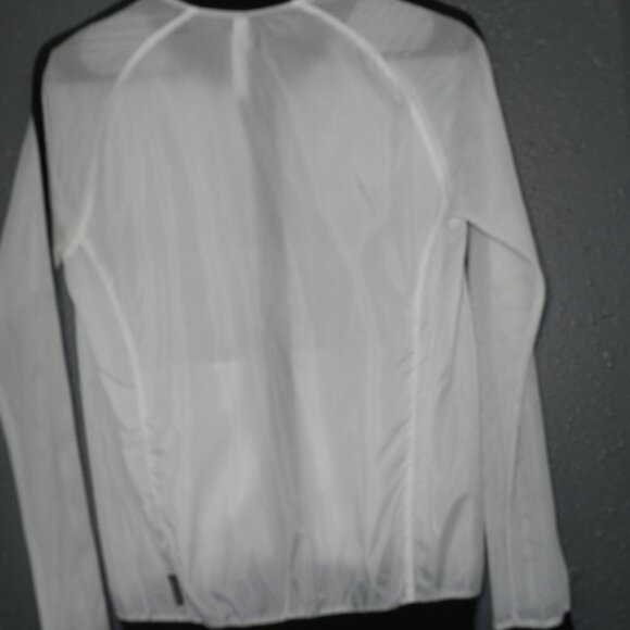 Fabletics Womens White And Black Zip Up Mesh Light Weight Atlanta Jacket Size XS - Picture 5 of 10